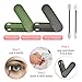 Cotton Swabs 2 Pack Portable Silicone Swab Cleanable Double-Tipped Ear Cleaning Cosmetic Cotton Buds Sticks Travel Makeup