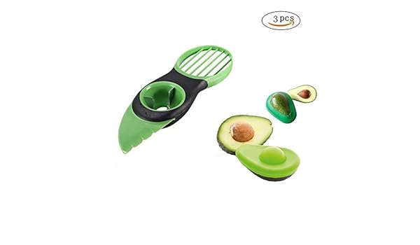 hoommy 2 en 1 Set, de aguacate aguacate rebanadora + reutilizable ...