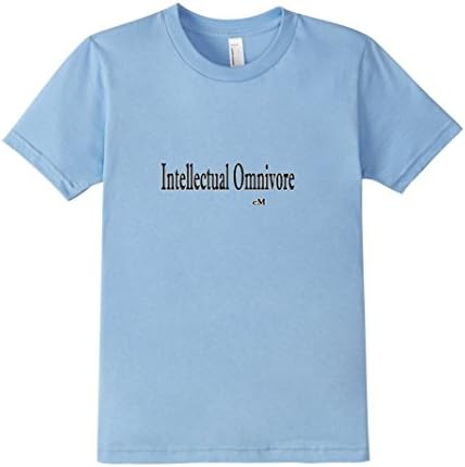 Kids Calvin Mira T shirt cool t shirts tee Intellectual omnivore 10 Baby Blue