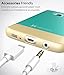 Galaxy S7 Case, Vena [iSlide][Two-Tone] Dock-Friendly Slim Fit Hard Case Cover for Samsung Galaxy S7 (Teal/Champagne Gold)