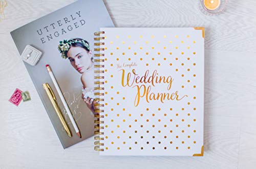 [New] Wedding Planner Gold - Undated Bridal Planning Diary Organizer - Hard Cover, Pockets & Online Support - Thumbnail 6