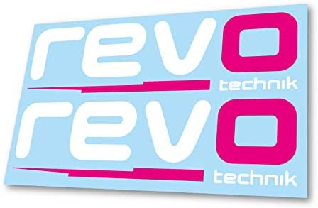 GraphicFX x2 Revo Technik Car Bodywork Window Badge Logo Mod Decal Stickers