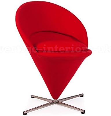 Panton Inspired Cone Chair - Red