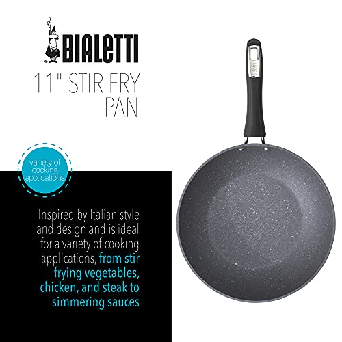 Bialetti Impact, 11 in. Stir Fry Pan, Gray Pricepulse