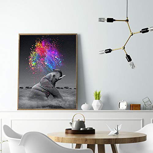YIMAKJ Malen Nach Zahlen Set, DIY Handgemalt Ölgemälde Geschenk für Erwachsene und Kinder Home Haus Dekor 40 * 50 cm – Bild 4