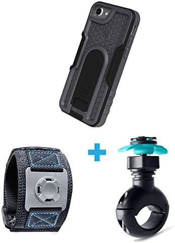 iPhone Mount for iPhone 7 - Action KIT. Includes XGuard iPhone 7 shock resistant Case, running armband &amp; bike mount attachments. All-in-one mounting system for your cell phone