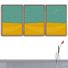 3 Piece Framed Canvas Wall Art for...