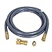 GasSaf 10 Feet 1/2" ID Natural Gas and Propane Gas Quick Connect Hose Kit -Quick Disconnect Gas Connect with 1/2 Female Pipe Thread X 1/2 Female Swivel Flare-CSA Certified primary