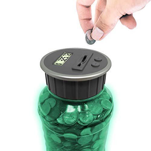 Teacher's Choice Digital Coin Bank Savings Jar by DE Automatic Coin