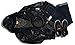 SlideBelts Men's Top Grain Leather Ratchet Belt - Walnut with Graphite Buckle