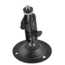 Uxcell 1/4" Black CCTV Security Camera Metal Wall Mount Bracket