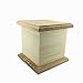 YSF Handmade Really Wood Wooden Pet Dog cat Urns Photo Pet Memorial Urn Casket for Ashes Small Size Box.
