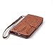 Galaxy J3 (2016) Case, Galaxy Amp Prime Case, Galaxy Express Prime Case, Galaxy Sol Case, JanCalm [Wrist Strap] Premium PU Leather [Multi Card/Cash Slots] Stand Flip Cover with Pen (Brown)