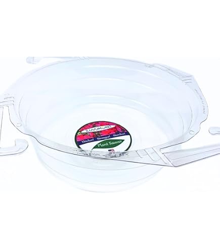 Curtis Wagner Hängekorb-Untersetzer, Transparent, 30,5 Cm – Tropfschale Für übergelaufenes Gießwasser