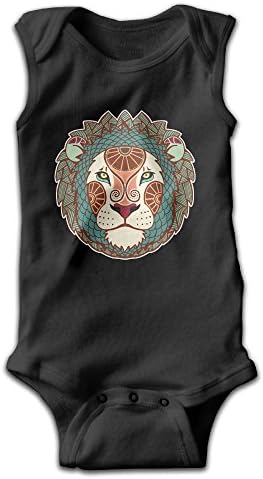 Michael Conti Big Cat Lion Pattern Sleeveless Baby Romper Breathable Adorable Baby Boys Girls Infant Romper Jumpsuit Bodysuit Outfits Jumpsuit Clothes 18 Months