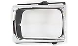 Evan-Fischer EVA18972010115 Headlight Door Single Passenger Side RH Grill Extension Grille headlamp Bezel Molding Moulding trim Chrome