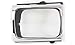 Evan-Fischer EVA18972010115 Headlight Door Single Passenger Side RH Grill Extension Grille headlamp Bezel Molding Moulding trim Chrome