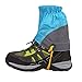 NUOLUX Pair of Outdoor Waterproof Ankle Walking Gaiters Hiking (Blue)
