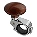 MeiBoAll Brown Hickory Car Auto Steering Wheel Suicide Spinner Handle Knob Booster