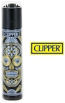 Encendedor Clipper Diseño de calavera - Encendedor de Collector Rare: Amazon.es: Hogar