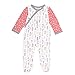 SkipHop Baby Girls' Side-Snap Long Sleeve Footie