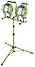 Southwire L5502SW 1400-Watt Halogen Twin Head Tripod Work Light with Weatherproof Switch, 7-Foot Cord, 1400 Watt, Green