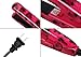 Bundle Monster Portable Mini Travel 0.5”Ceramic Tourmaline Plates Flat Iron Hair Styling Straightener US – COLOR: PINK CHEETAH