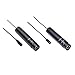 Movo LV4 Phantom Power XLR Lavalier Microphone Interview Kit with Omnidirectional and Cardioid XLR Lapel Mics, Metal Clips and Windscreens - Perfect for Video Shoots, Podcasting, YouTube Recording