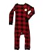 Plaid Bear Cheeks Flapjacks Baby Flapjack Onsie Pajamas by LazyOne | Adult Kid Infant Dog Family Matching Pajamas (12 MO)