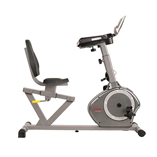 Sunny Health & Fitness Recumbent Desk Exercise Bike, 350lb