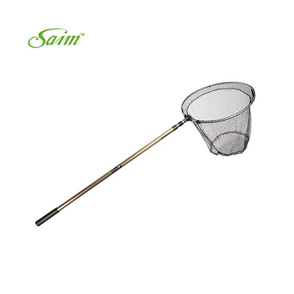 Saim-Fishing-Fish-Landing-Folding-Netting-Net-w-Extending-Telescoping-Pole-Handle
