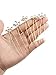 Missgrace Bridal Rhinestone Hair Pins Women Vintage Small Jewelry Headpiece Gypsophila Super Flash Ornament Wedding Hair Accessories 5PCS (Gold)