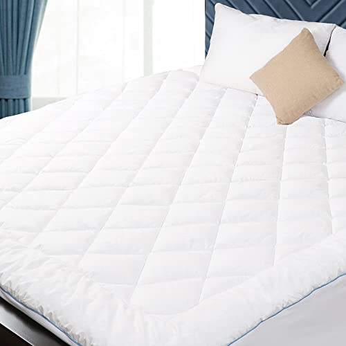 HOMTEC Cotton Quilted Mattress Pad