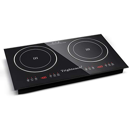Trighteach Portable Induction Cooktop( Double Countertop Burner) 2200W