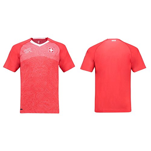 image for TOOGOO World Cup Men Sportswear Soccer Switzerland Shirt Breathable Sh