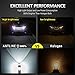 ANTLINE Extremely Bright 1157 1157A 2057 2357 7528 2057A BAY15D 21-SMD 2835 Chipsets 1260 Lumens LED Bulb Replacement White for Car Backup Reverse Brake Tail Turn Signal Lights Bulbs DRL (Pack of 4)