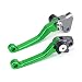 JFG RACING Billet Pivot Foldable Clutch Brake Lever For Kawasaki KX125 06-08 KX250 05-08 KX250F 05-12 KX450F 06-12 KDX200 KDX220 95-06 Green