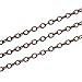 3X4mm 40feet Antique Copper Open Link Cable Chain Lobster Clasp Jump Ring for Necklace Jewelry Accessories DIY Making 12meter