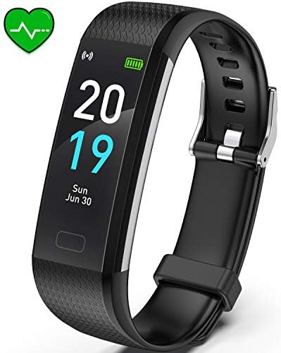 Akasma Fitness Tracker HR, S5 Activity Tracker Watch with Heart Rate Monitor, Pedometer IP68 Waterproof Sleep Monitor Step Counter for Women Men