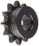 Tsubaki 50B12F-1 Finished Bore Sprocket, Single Strand, Inch, #50 ANSI No., 5/8" Pitch, 12 Teeth, 1" Bore