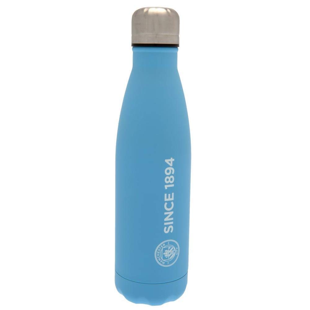 Manchester City FC Man City Six Hour Hot Cold Bottle 500 ml Bottle, Adults Unisex, Multicoloured (Multicoloured), One Size