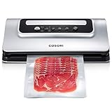 COSORI Vacuum Sealer Food Saver Machine, Automatic Vacuum Sealing System with Air Suction Hose & Built-in Bag Cutter for Food Preservation,Dry & Moist Food Modes,2 Year Warranty,Led Indicator Lights