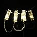 LED Photo Clips String Light, Christmas Lights, USB Powered, 12 Ft, 30 LED Clip Lights, Warm white - for Hanging Photos Paintings Pictures Card and Memos