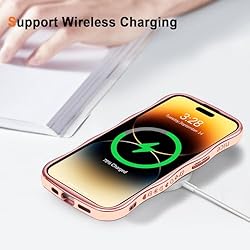 Hython for iPhone 14 Pro Max Case Cute Curly Wave