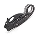 MASALONG Big White Shark Claw Folding Teeth Knife (Black Shark)
