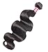 ALi Queen 1 Bundle Brazilian Remy Hair Body Wave Human Hair Extensions Natural Black Color 100g (18 inches)