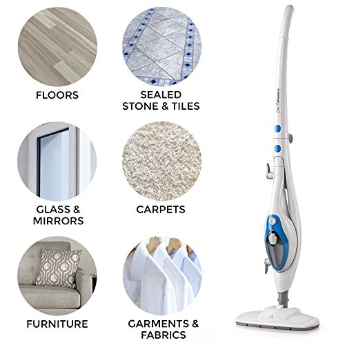 Steam Mop Cleaner 10in1 with Convenient Detachable Handheld Unit