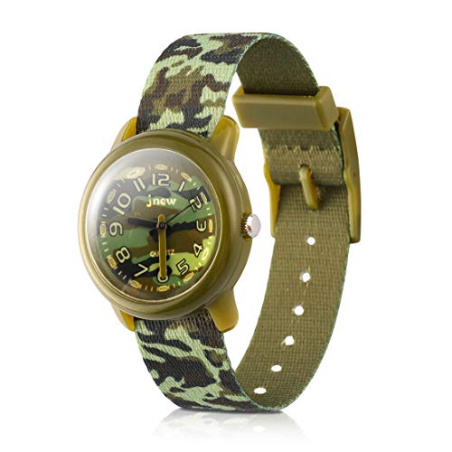Waterproof Kids Watches for Boys Girls Analog Watch Time Teacher Analog Watch Toddler Watch with Elastic Fabric Strap Adjustable and Washable for Little Boys Girls Birthday Gifts (Camo -Green) Waterproof Kids Watches for Boys Girls Analog Watch Time Teacher Analog Watch Toddler Watch with Elastic Fabric Strap Adjustable and Washable for Little Boys Girls Birthday Gifts (Camo -Green)