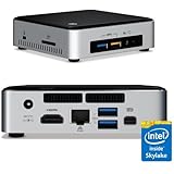 Intel Desktop/HTPC 6th Generation Intel Dual-Core i5 Upto 2.8GHz, 16GB DDR4, 512GB SSD M.2 SATA, Wifi, Bluetooth, 4K Capable, Dual Monitor Capable, Windows 10 Professional 64Bit