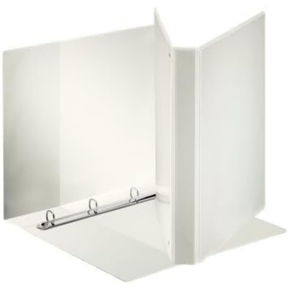 ESSELTE Display binder in PP customizable (3 pockets) with rings 4.25 - maxi size - White - 394752000 — image 1